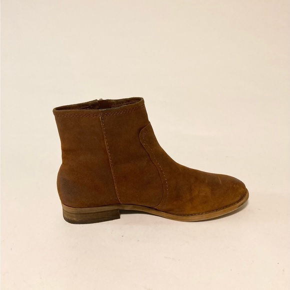 Franco Sarto Kelvin Tan Leather Ankle Boots size 8 - Picture 6 of 16
